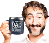 Insulated Stainless Steel Dad Mugs