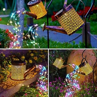 Solar Watering Can Lights