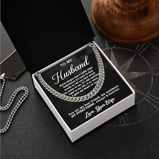 Husband Cuban Chain Necklace