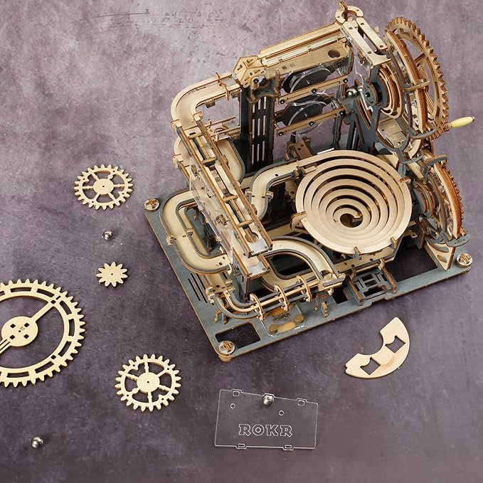 Wooden Marble Run Puzzle Set