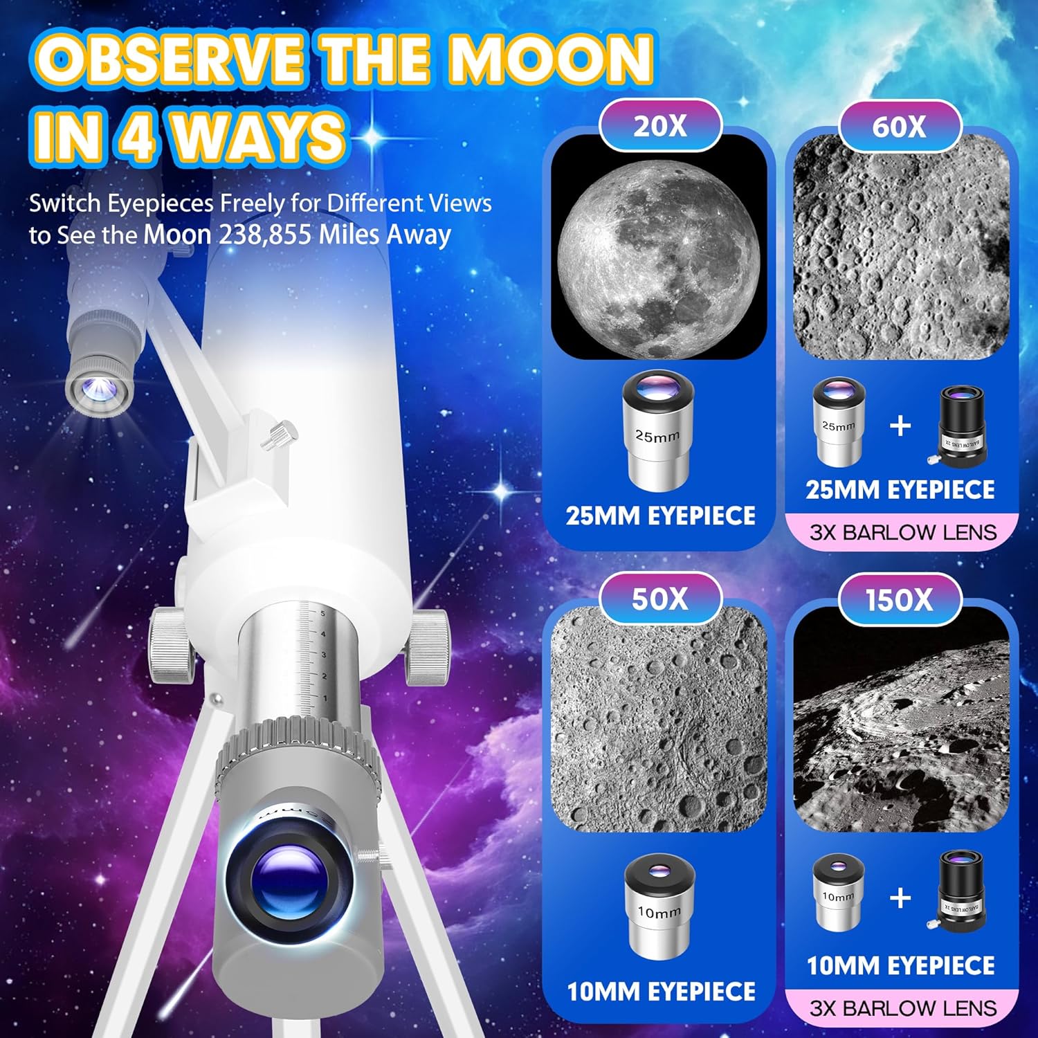 Kids Astronomy Telescope Kit