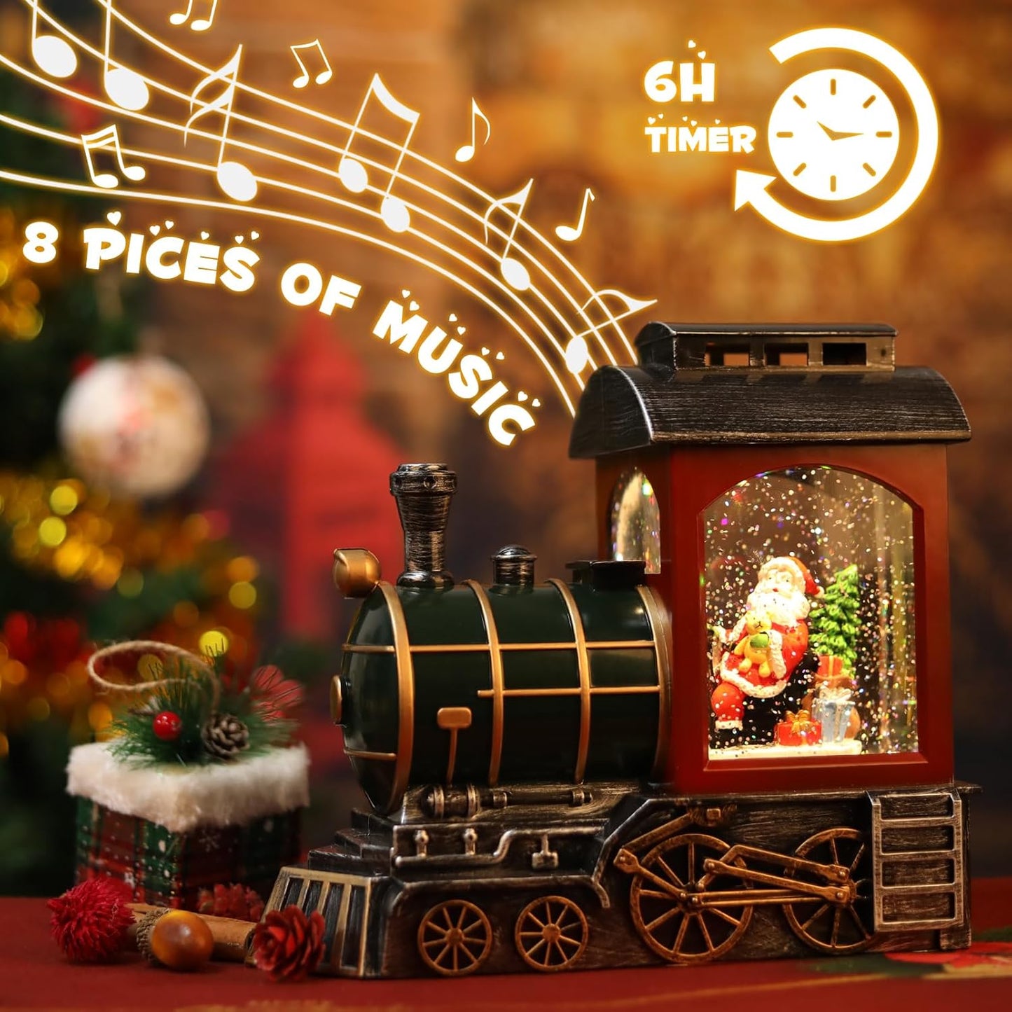 Christmas Musical Snow Lantern