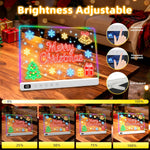 Led Drawing Board with 13 Light Effects, 16" Rechargeable Glow Doodle LED Note Board with Colors, Neon Light Up Drawing Tablet Gifts for Kids for Valentines Birthday Christmas Gift Ideas