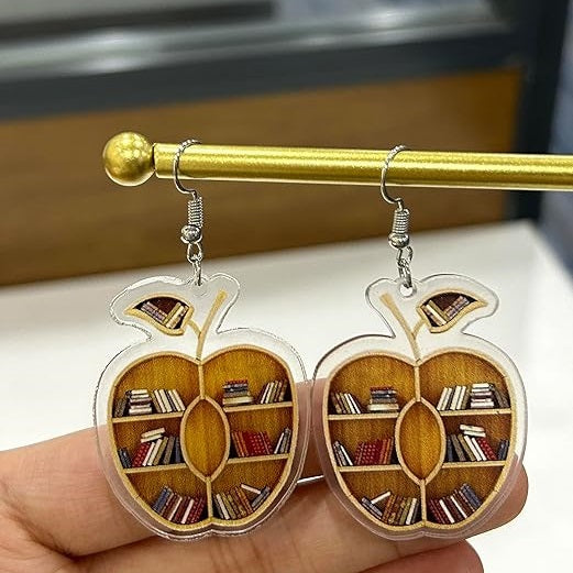 Book Lover Drop Earrings