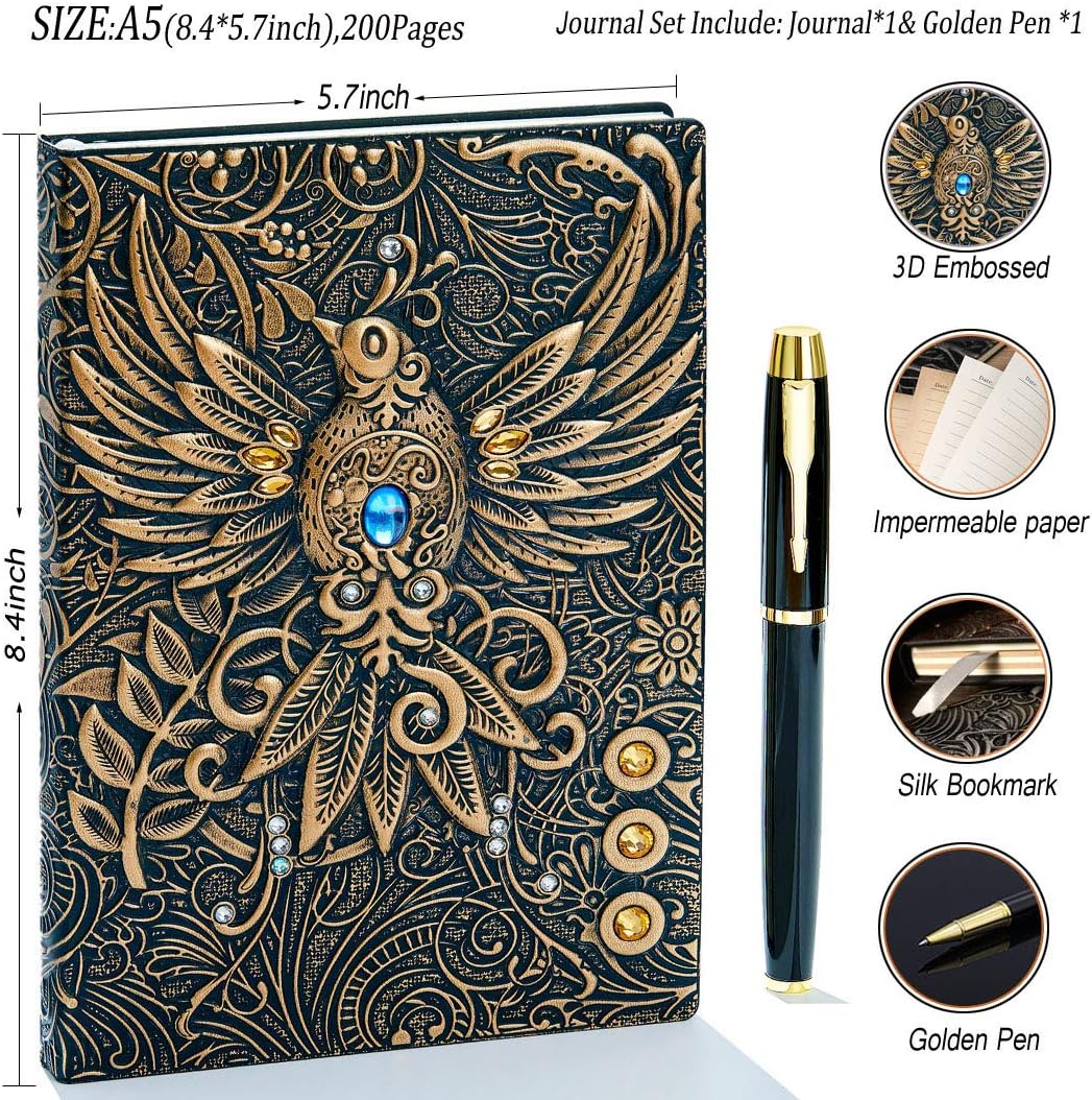 Timeless Embossed Memory Journal