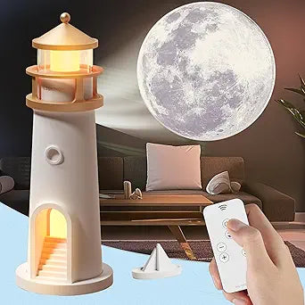 Moon Lighthouse Night Lamp