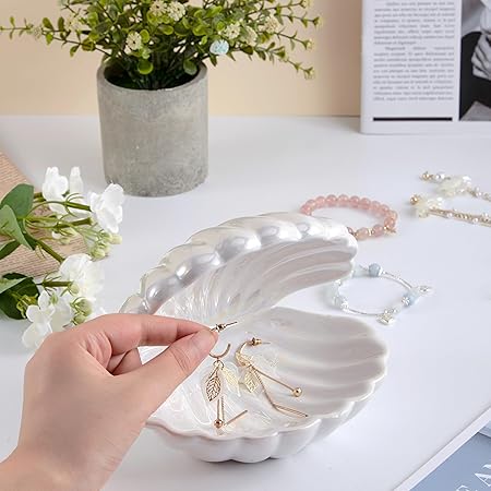 Ceramic Shell Jewelry Dish