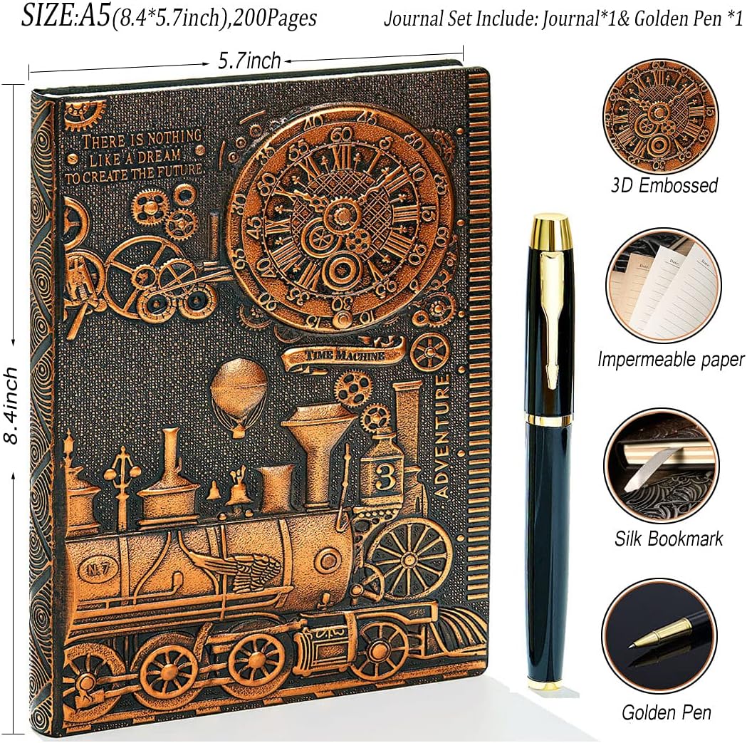 Timeless Embossed Memory Journal
