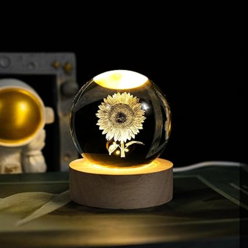Luminous Nature Crystal Sphere