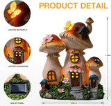 Solar Mushroom Fairy House