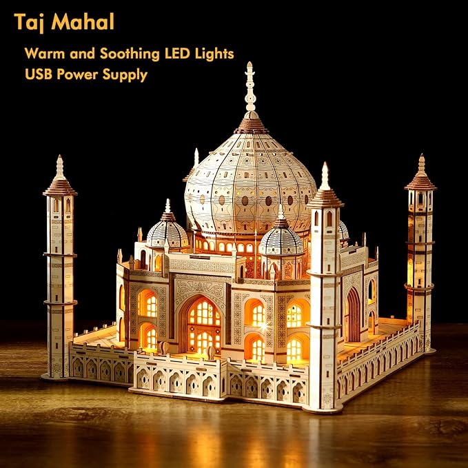 Taj Mahal Wooden Puzzle