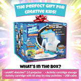 Flycatcher Smart Sketcher 2.0 Projector, Drawing and Tracing Projector for Kids, Educational Arts & Crafts Toy, Gift for Boys and Girls Ages 5+