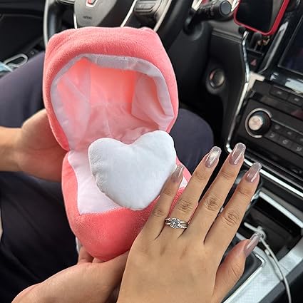 Plush Dog Ring Bearer Box