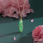 Fluorite Gemstone Jewelry Set