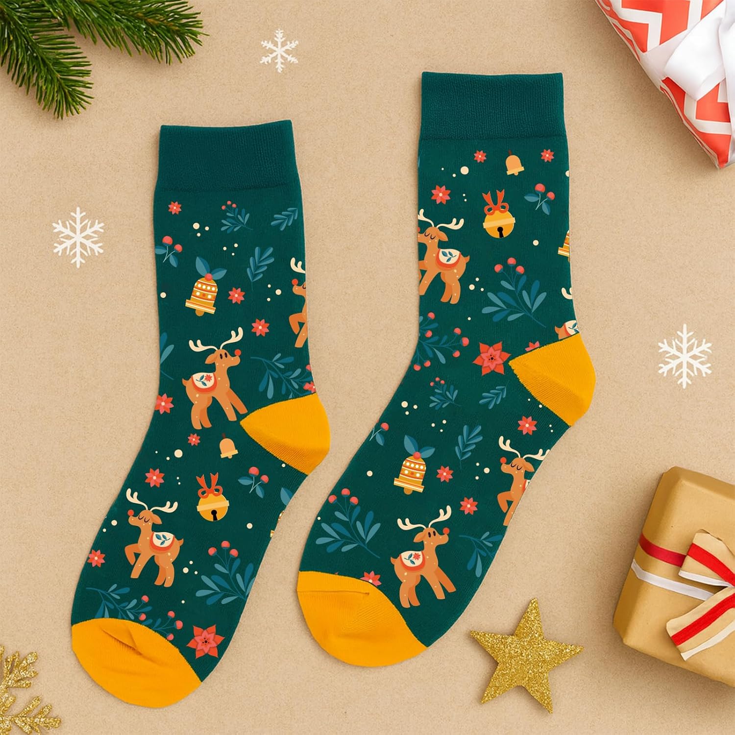 Regalos de Navidad para mujeres, regalos secretos de Papá Noel para mujeres, cesta de regalo única de Navidad, juego de regalo de Navidad para mamá, compañeros de trabajo, profesora, hermana, esposa