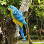 Hanging Parrot Garden Sculpture