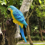 Hanging Parrot Garden Sculpture