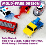 Light-Up Bath Car Set