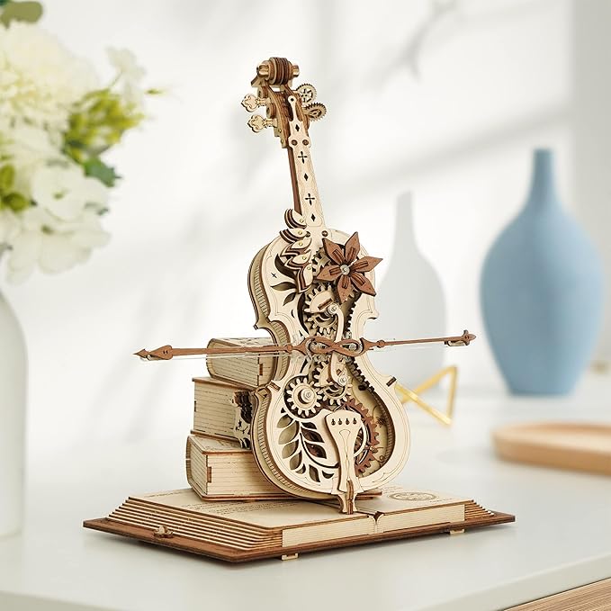 Wooden 3D Music Box Puzzle Set