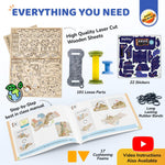 Smartivity DIY Robotic Mechanical Hand STEM Toy for Kids 8-14 Years Old | Parents Choice Award Winner I Birthday Gift for Kids | Engineering Kit for 8, 9, 10, 11, 12, 13, 14 Years Old Boys & Girls