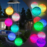 Solar Color-Changing Wind Chime