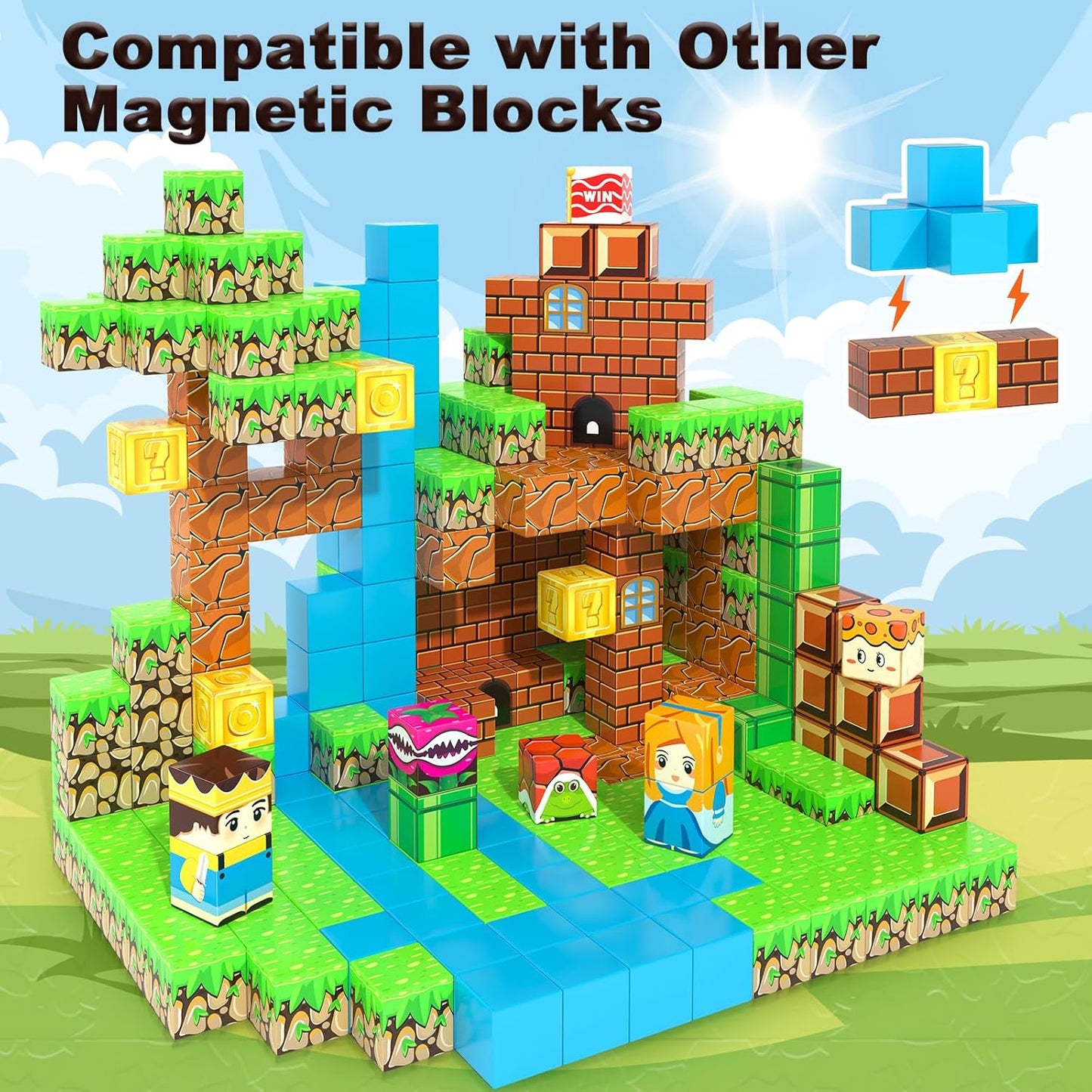 Magnetic Blocks Adventure Set