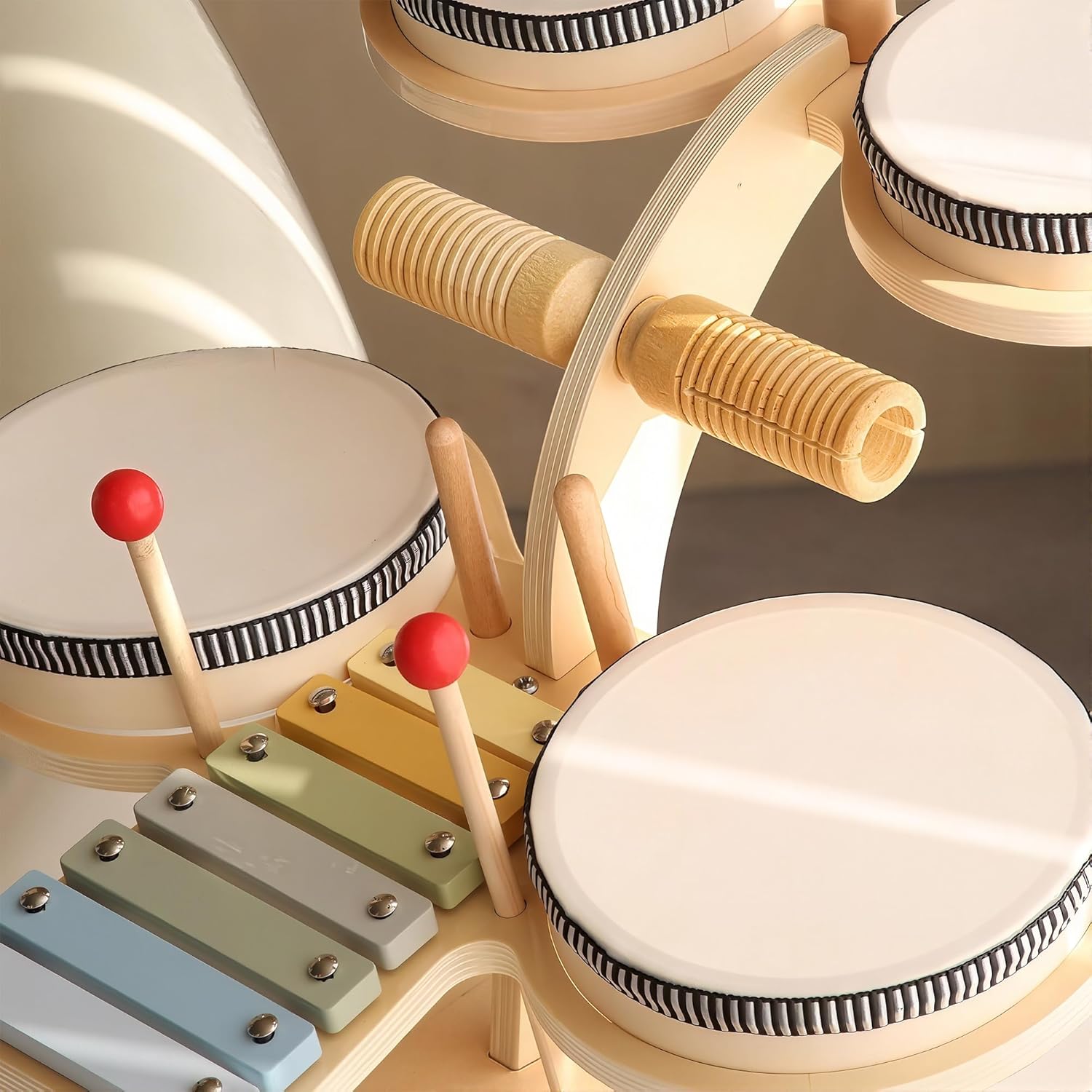 Wooden Kids Drum Collection