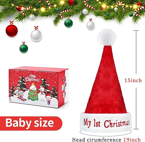 Baby Santa Holiday Hat