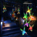 Solar Color-Changing Wind Chime