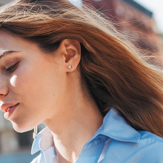 Moissanite Stud Earrings