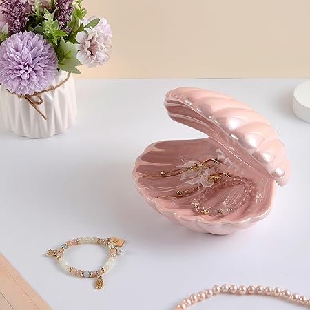 Ceramic Shell Jewelry Dish