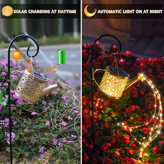 Solar Watering Can Lights
