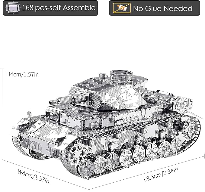 Piececool Metal Tank Models