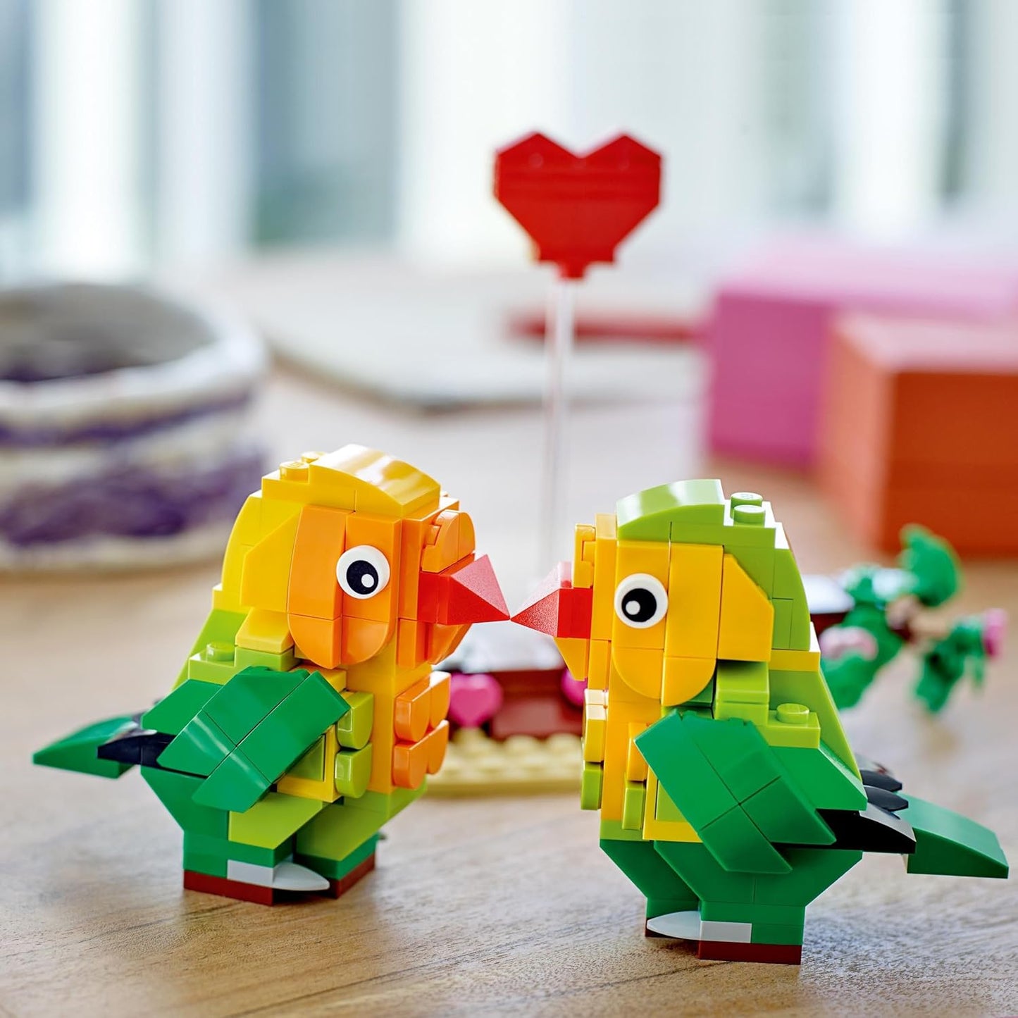 LEGO Valentine Lovebirds Building Toy Set - Fun and Engaging Build for Kids, Girls & Boys, Ages 8+ - Decoration and Gift - 40522