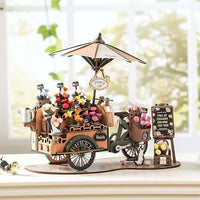 Wooden Flower Cart Puzzle