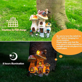 Solar Mushroom Fairy House