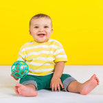Bright Starts Little Shakers 6pc Gift Set, Easy-Grasp Oball Technology, Baby Rattles, Balls and Teethers, On-The-Go Toys, Lightweight, Unisex, Newborn+