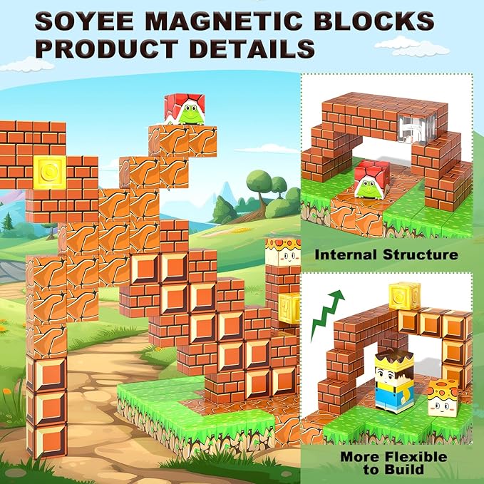 Magnetic Blocks Adventure Set