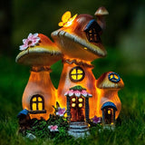 Solar Mushroom Fairy House