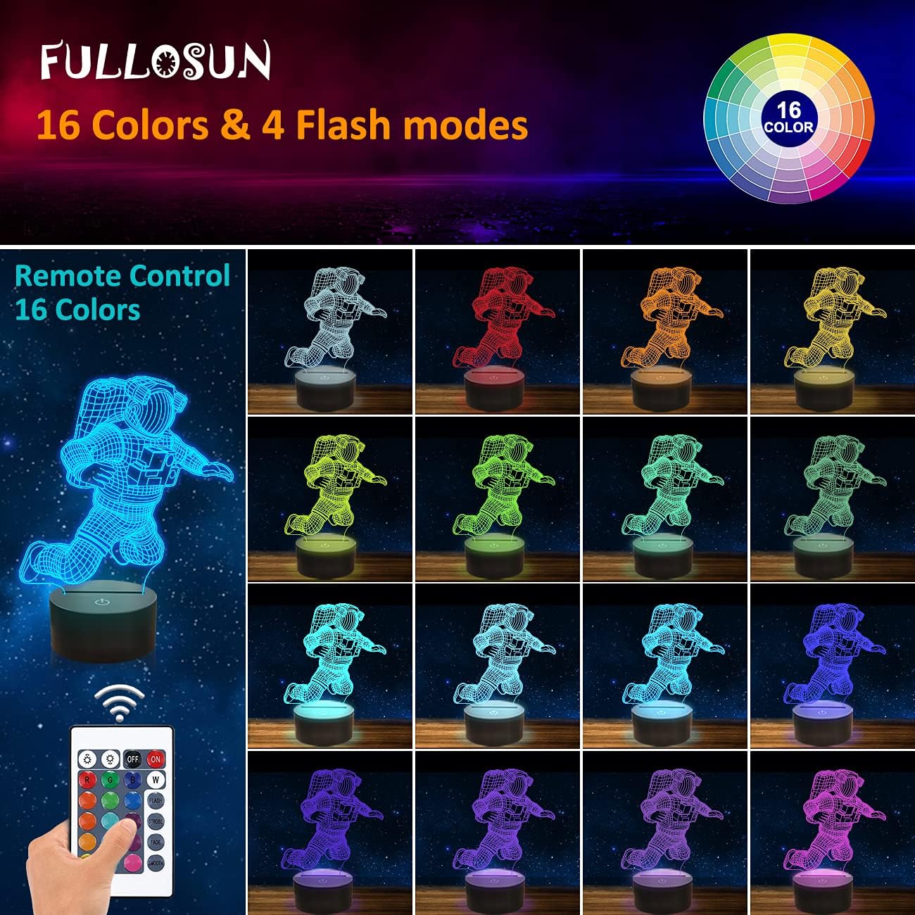 3D Illusion Night Lamp