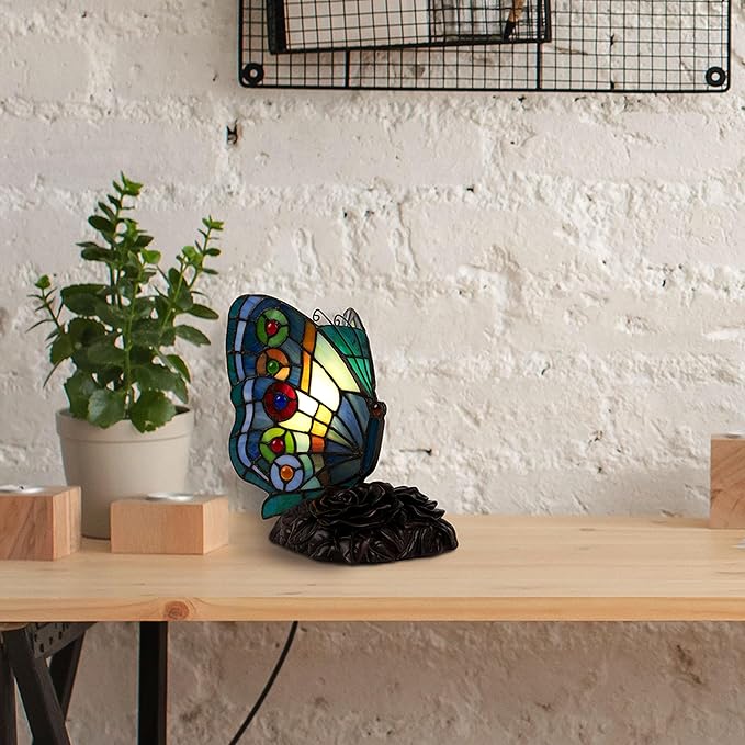 Tiffany-Style Stained Glass Table Lamp