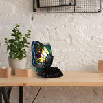 Tiffany-Style Stained Glass Table Lamp