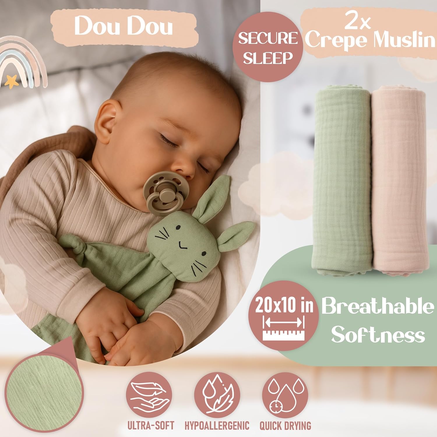 New Baby Gift Basket 22-Piece Set with Elegant Keepsake Magnet Box | Newborn Baby Gift Set for Boy & Girl | Gender Reveal Gifts & New Mom Gifts Bundle | Essential Newborn Toys & Accessories