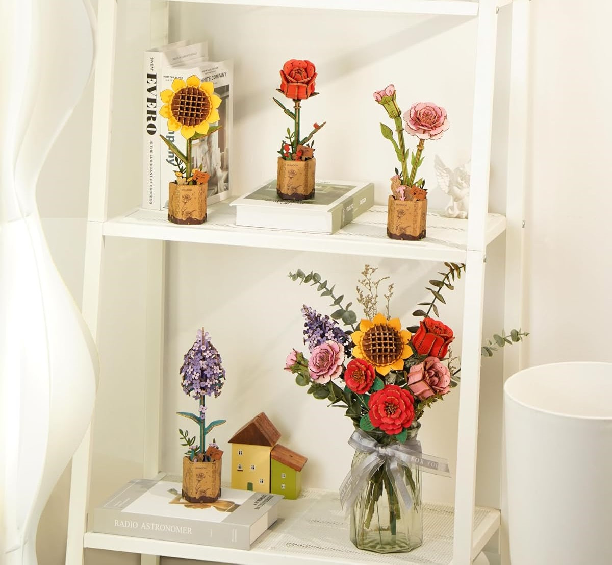 Wooden Bloom 3D Flower Puzzle