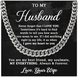 Husband Cuban Chain Necklace