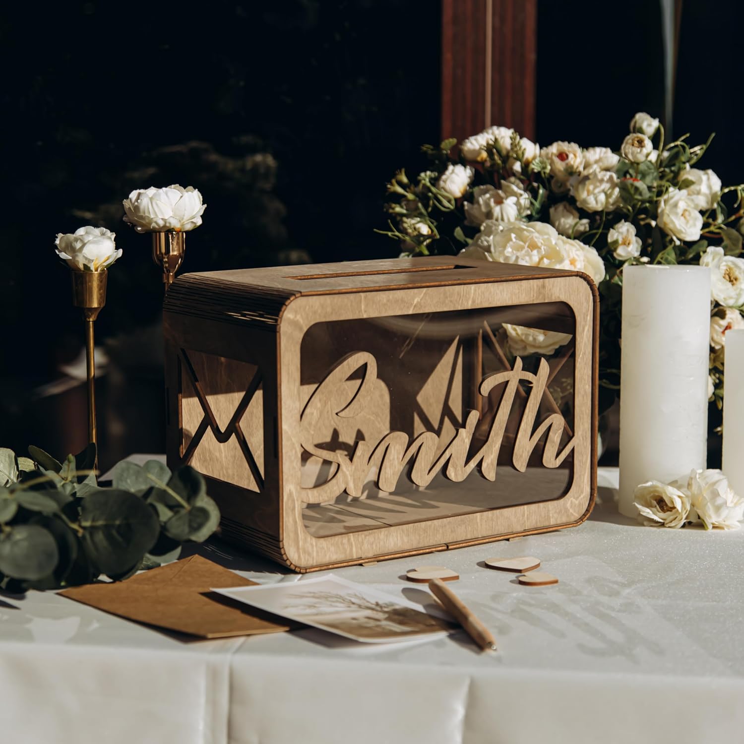 Rustic Heart Frame Guest Book