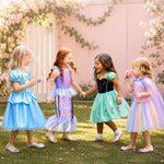 Meland Princess Dress Up Trunk for Girls 3-8, 16PCS Princess Toys Set, Pretend Play Gift for Birthday, Christmas, Halloween