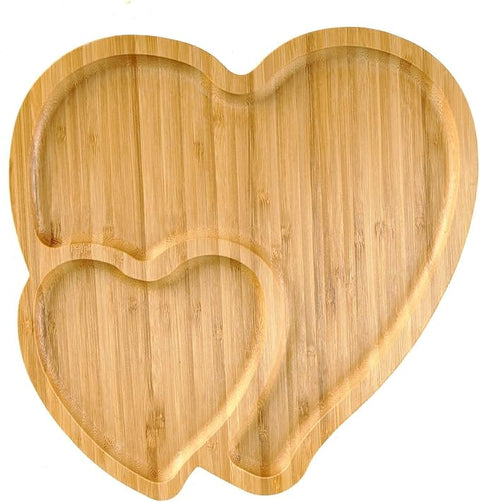 Heart Shaped Bamboo Board