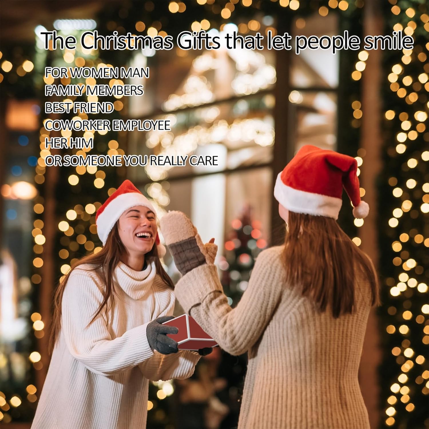 Regalos de Navidad para mujeres 2025, cesta de regalo única de Navidad para compañeras de trabajo, profesores, empleados, hermana, mejor amiga, mamá, esposa, regalos de Navidad para mujeres, juego de