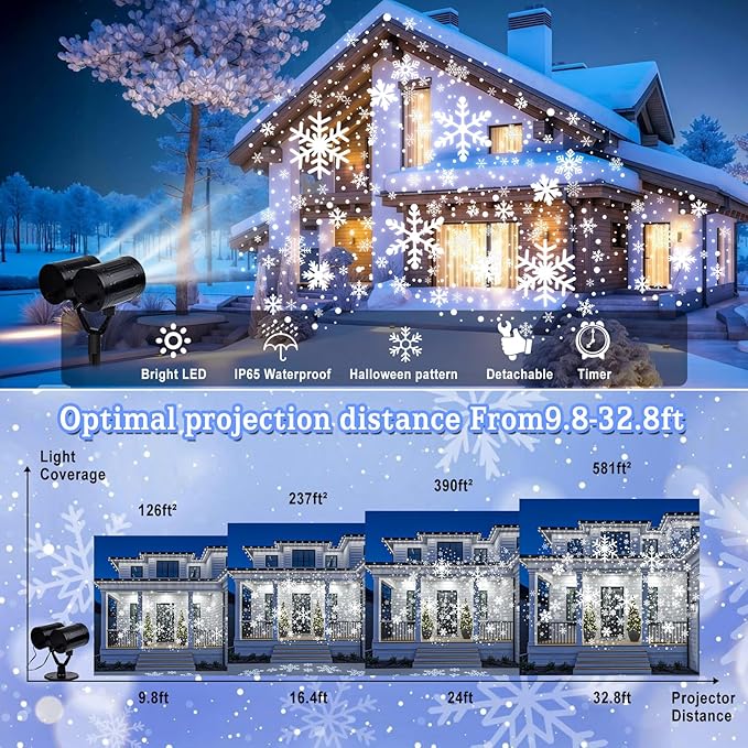 Snowflake Projector Lights
